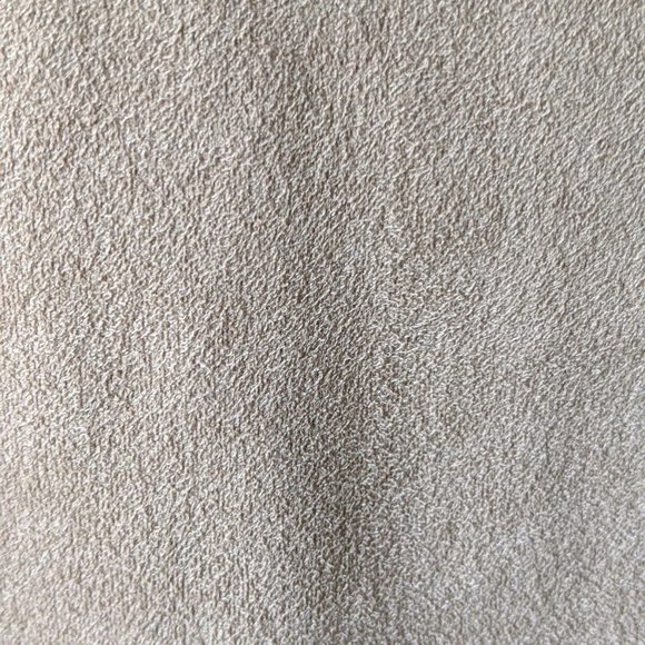 Suede Dress Short Sleeve Tan - Picture 5 of 5